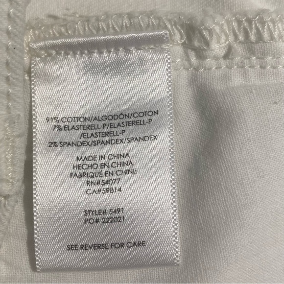 CABI Sz 4 High Skinny Jeans in White - Picture 11 of 11